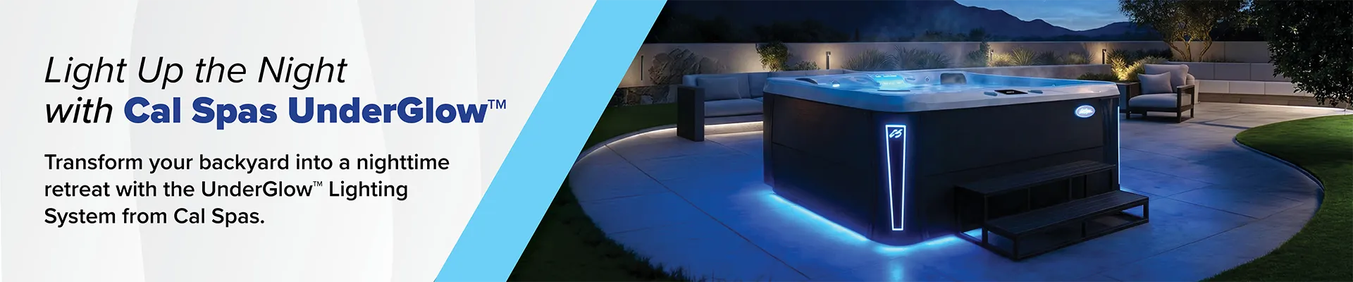 Calspas hot tub being used in a family setting - Waterloo