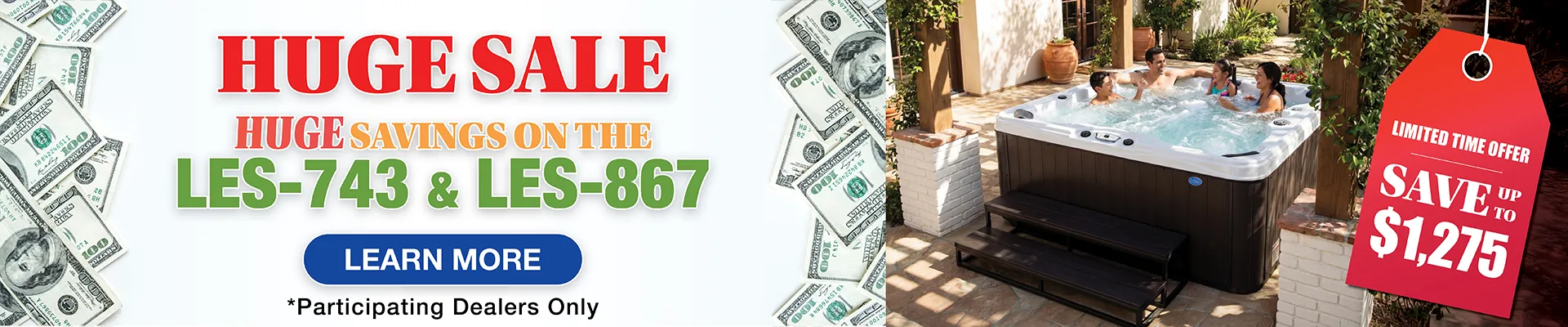 Calspas hot tub being used in a family setting - Waterloo